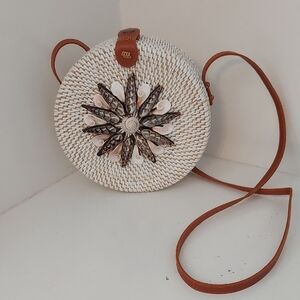 Tamsy Handmade Crossbody Bag With Shells